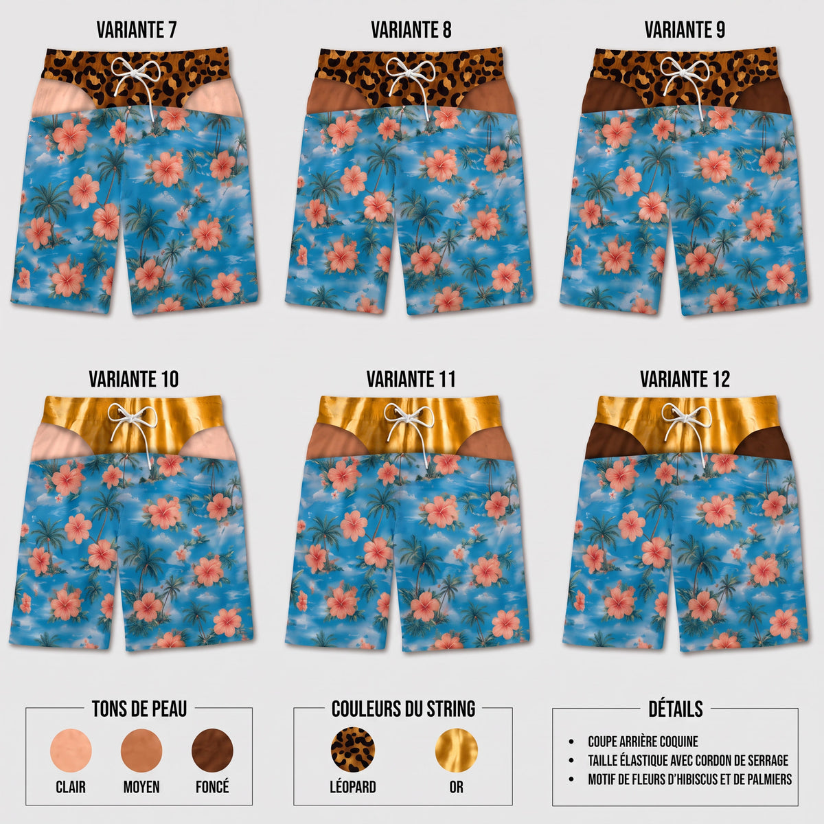 BunsVoyage™ - short de bain